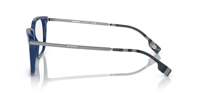 BE2378 Blau AcetatEyeglass Frames von B24, Seitenansicht