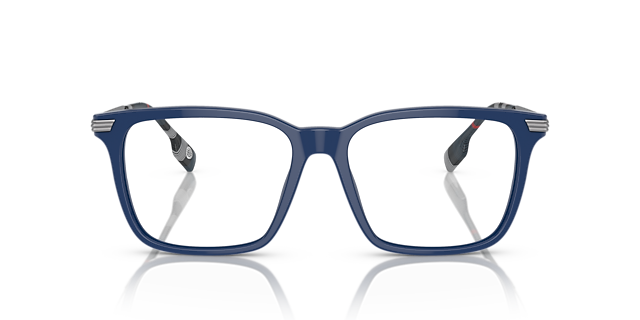 BE2378 Blau AcetatEyeglass Frames von B24, Vorderansicht
