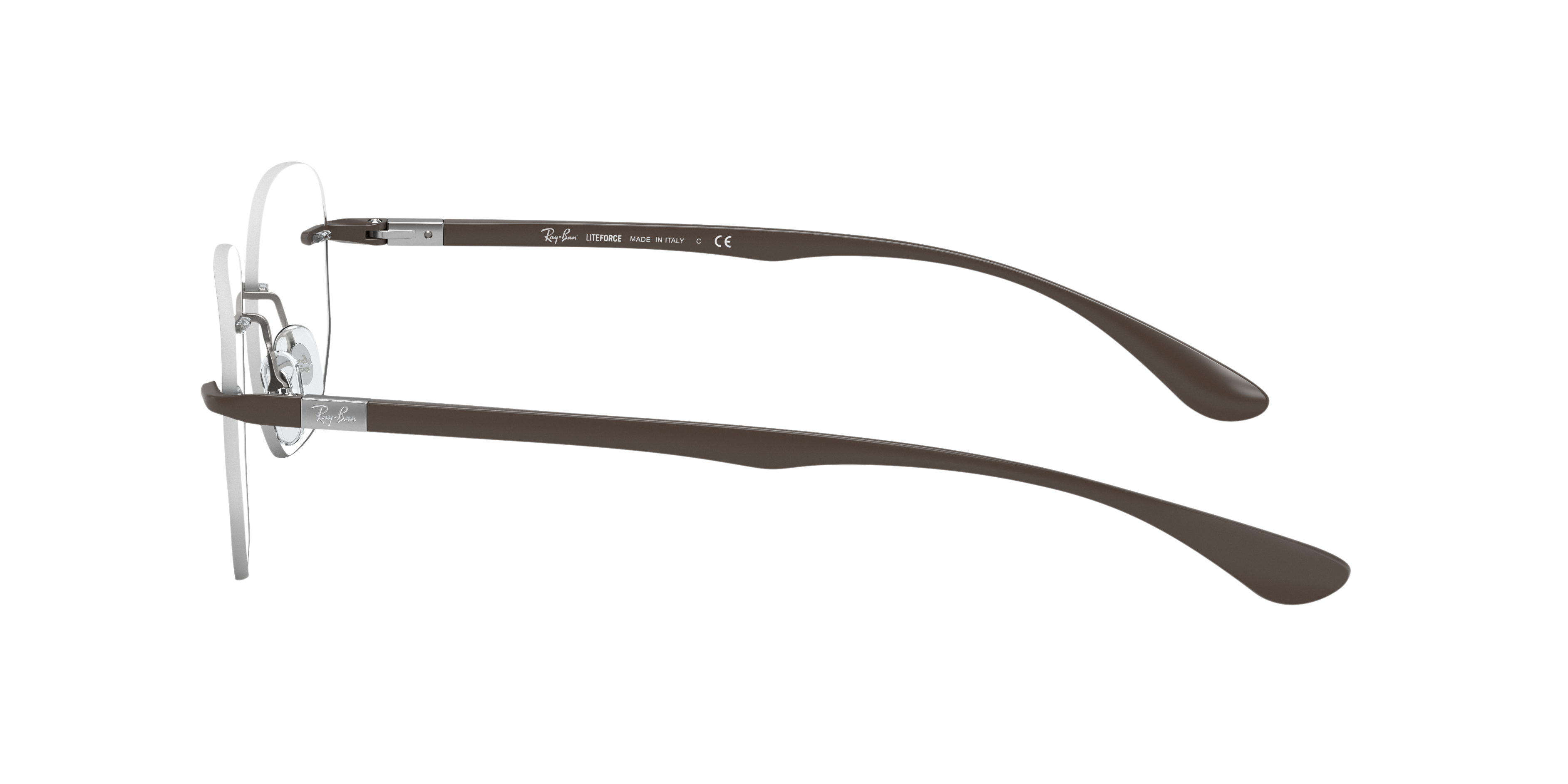 RB8766 Hellbraun TitanEyeglass Frames von B24, Seitenansicht