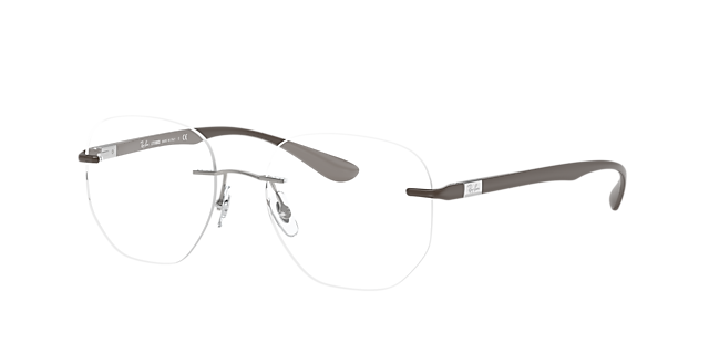 RB8766 Hellbraun TitanEyeglass Frames von B24, Dreiviertelansicht