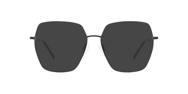 Vivien Sparkling Black Metal MetallEyeglass Frames von B24, mit getönten Gläsern