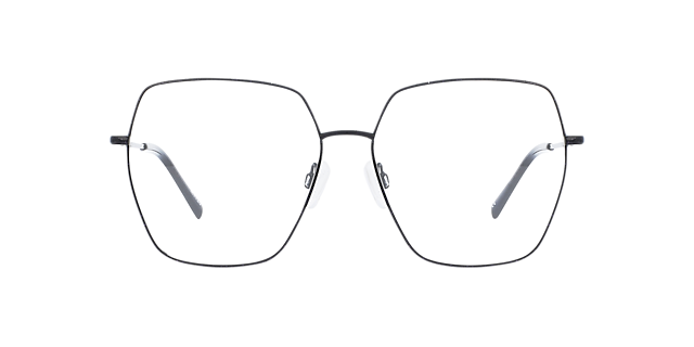 Vivien Sparkling Black Metal MetallEyeglass Frames von B24, Vorderansicht