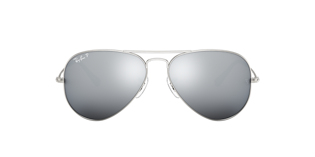 RB3025 Silber MetallSunglass Frames von B24, mit getönten Gläsern