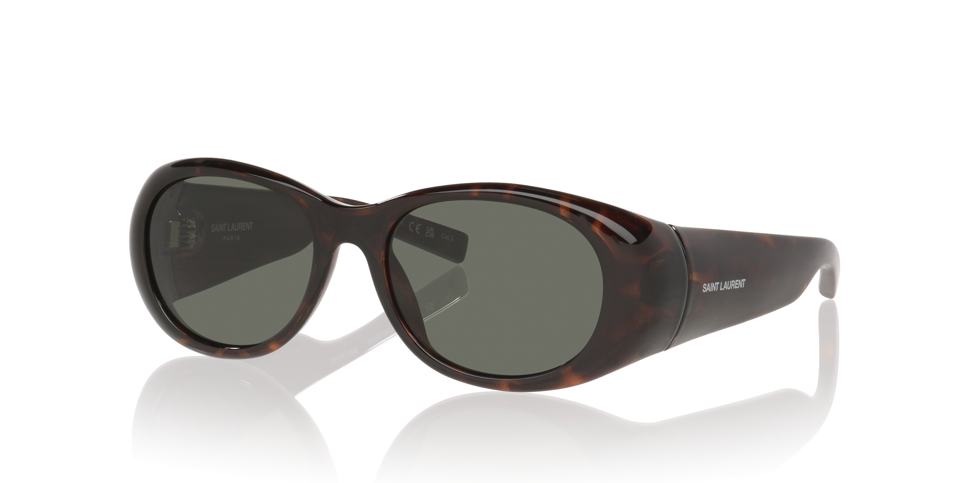 Sl 736 Tortoise KunststofSunglass Frames van B24, Hoekweergave