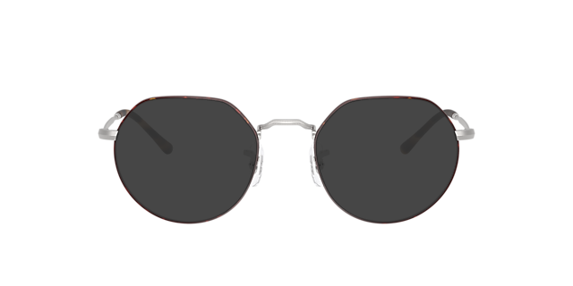 RB6465 Matte Havana On Matte Silver MetallEyeglass Frames von B24, mit getönten Gläsern