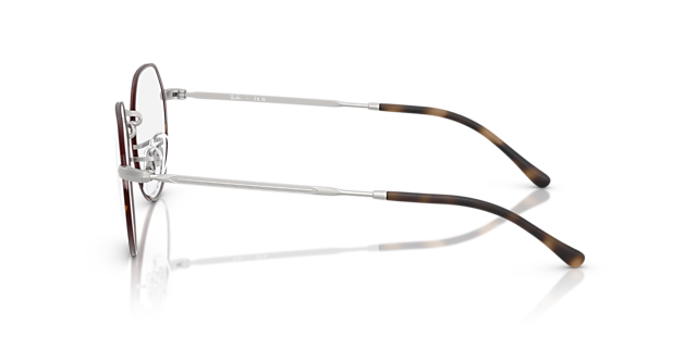 RB6465 Matte Havana On Matte Silver MetallEyeglass Frames von B24, Seitenansicht