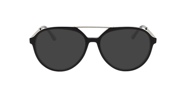 Belmont Zwart  &  matzilver AcetaatEyeglass Frames van B24, met getinte lenzen