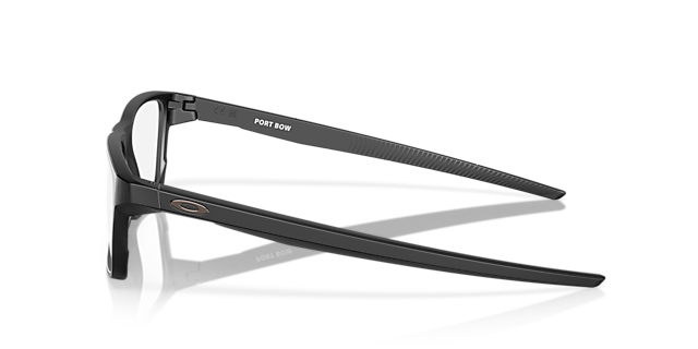 Port Bow Satijnglans zwart KunststofEyeglass Frames van B24, Zijaanzicht