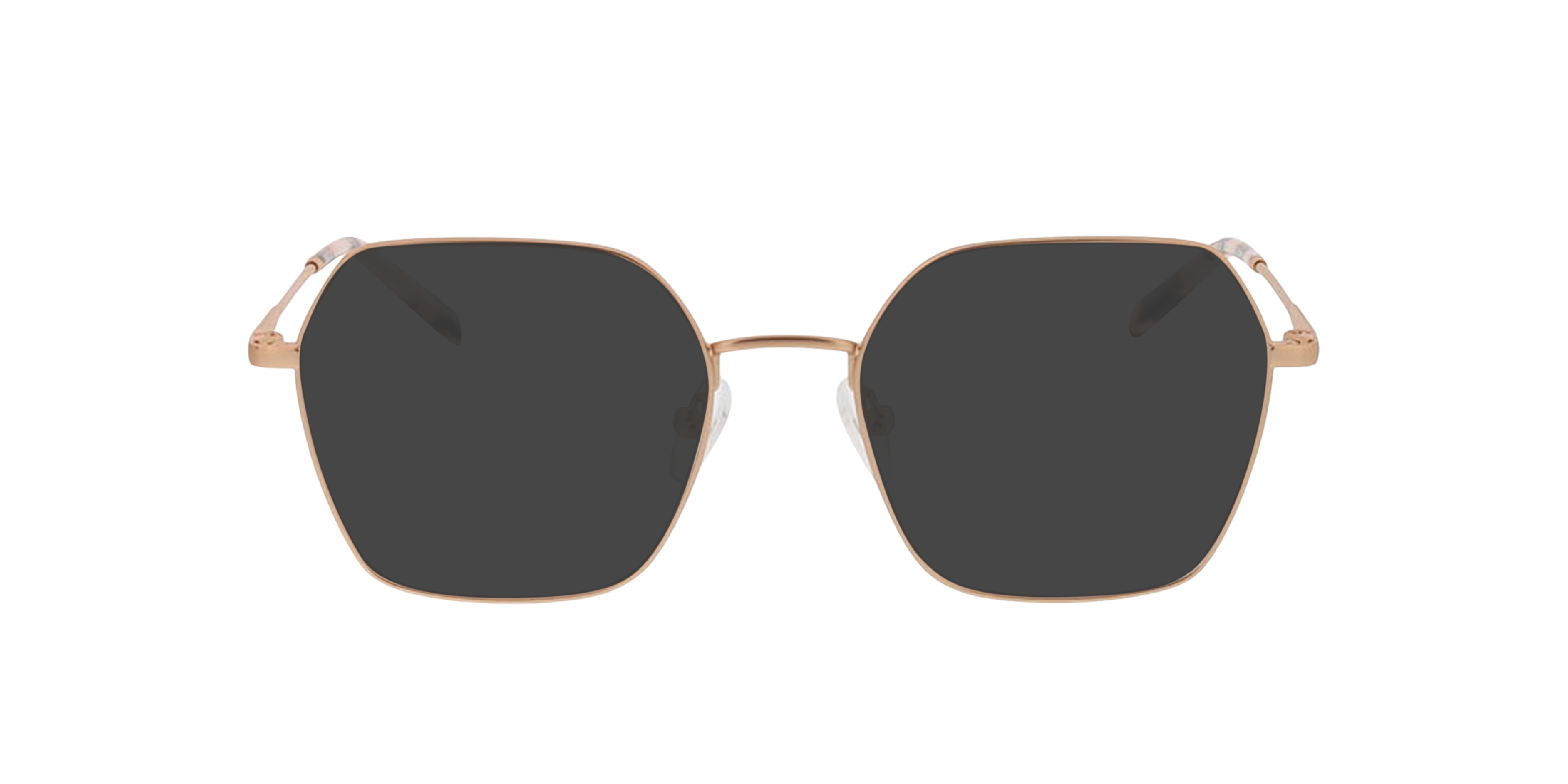 Miranda Matt Pink Gold  &  Pink Havana MetallEyeglass Frames von B24, mit getönten Gläsern