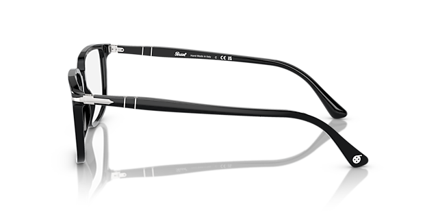 PO3275V Zwart AcetaatEyeglass Frames van B24, Zijaanzicht