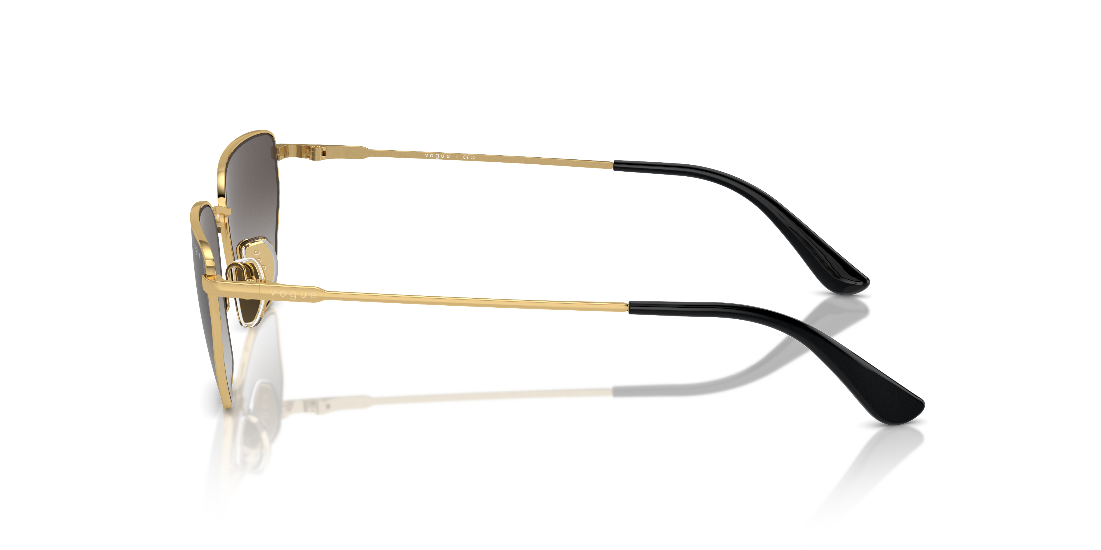 VO4316S Goud MetaalSunglass Frames van B24, Zijaanzicht