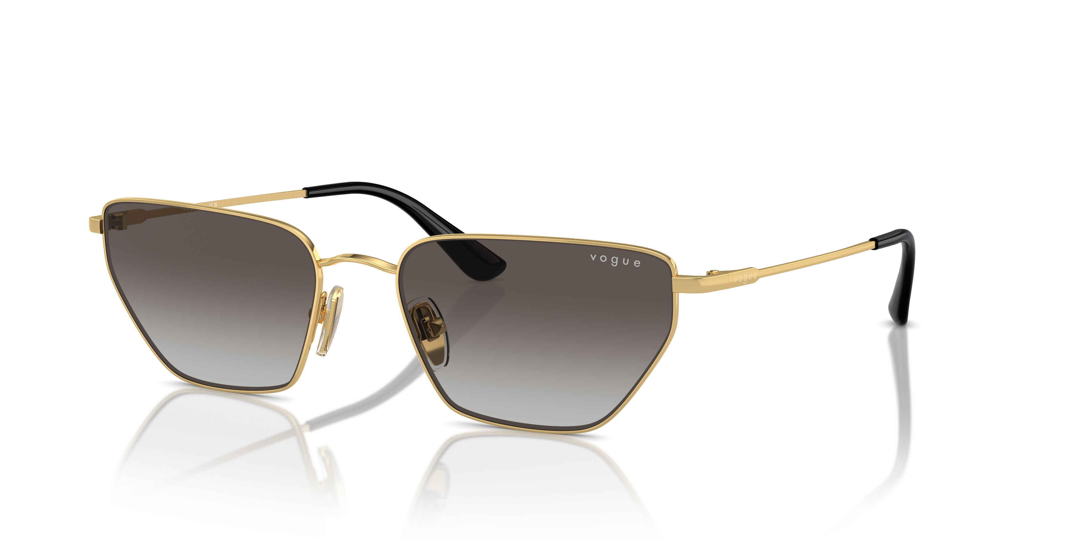 VO4316S Goud MetaalSunglass Frames van B24, Hoekweergave