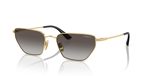 VO4316S Goud MetaalSunglass Frames van B24, Hoekweergave