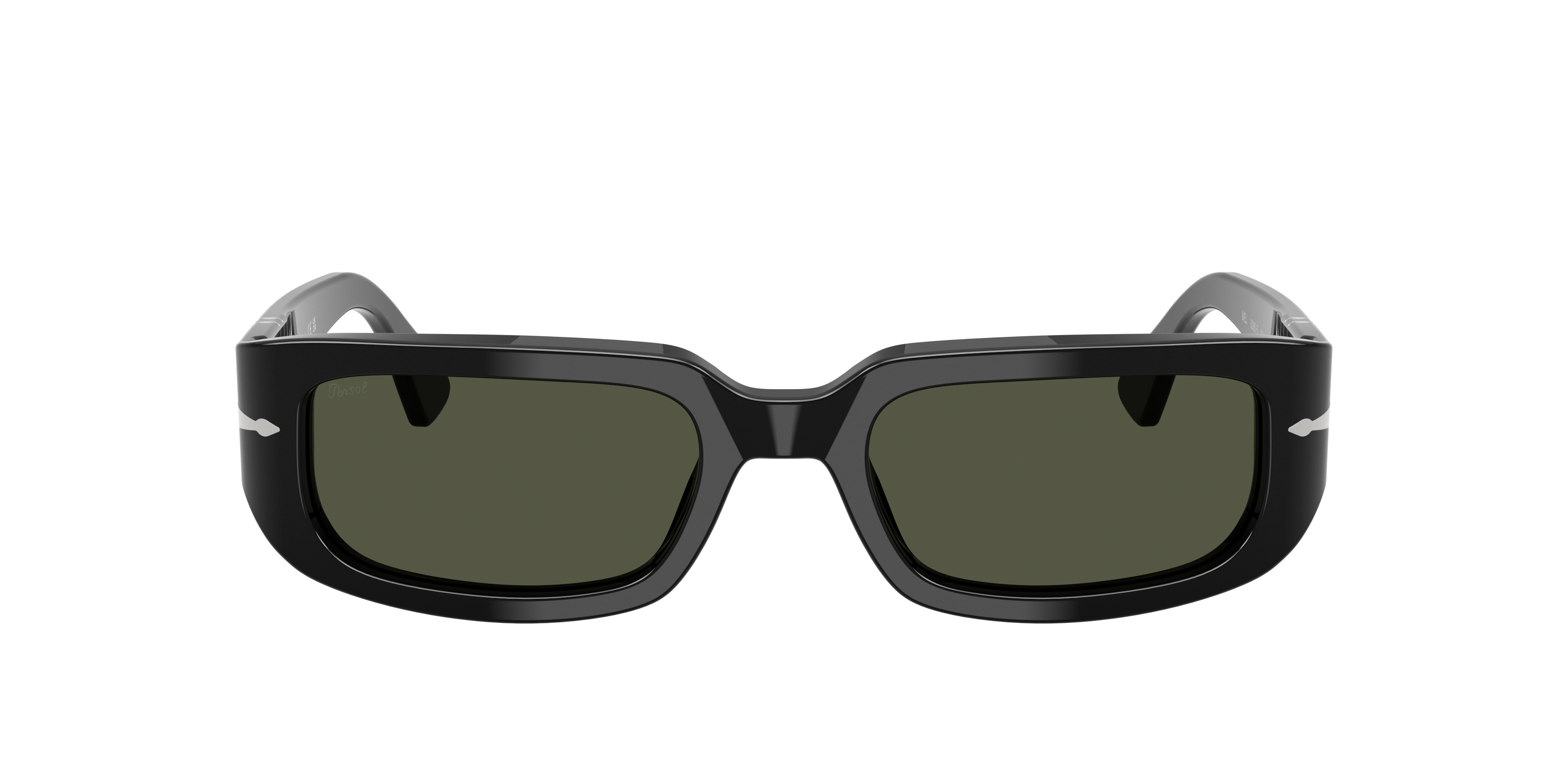 PO3385S Zwart AcetaatSunglass Frames van B24, met getinte lenzen