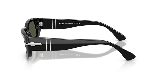 PO3385S Schwarz AcetatSunglass Frames von B24, Seitenansicht