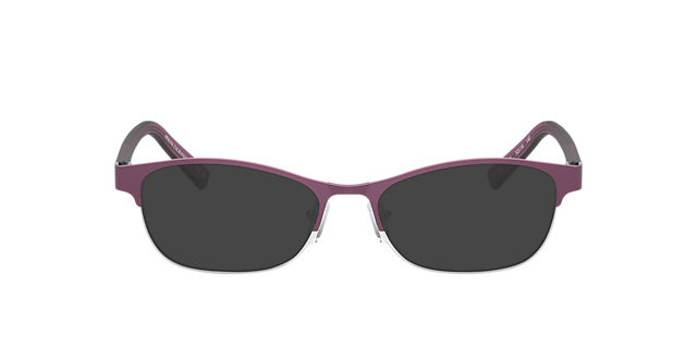 AX1010 Red & Shiny Pale Gold MetaalEyeglass Frames van B24, met getinte lenzen