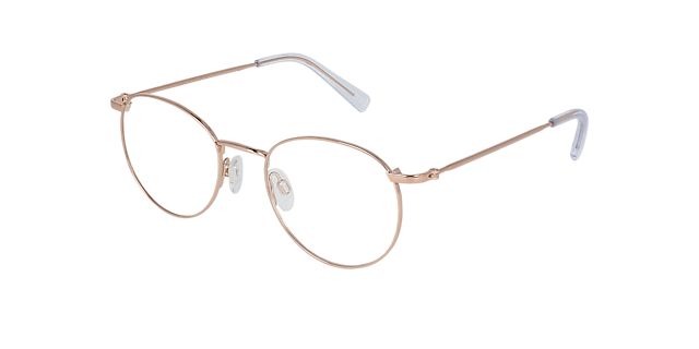 Ceo Rose Gold Titanium TitanEyeglass Frames von B24, Dreiviertelansicht