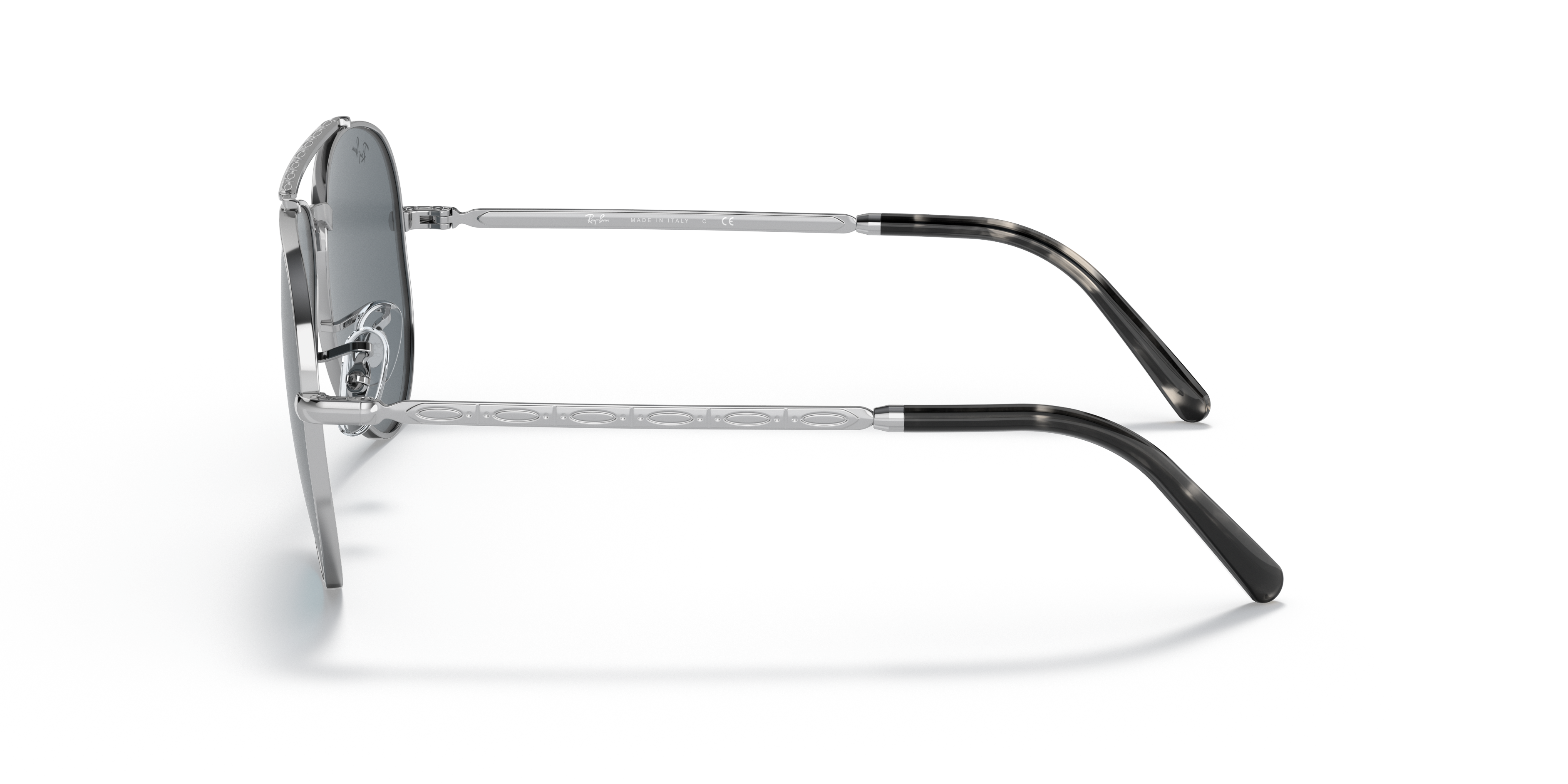 RB3625 Silber MetallSunglass Frames von B24, Seitenansicht