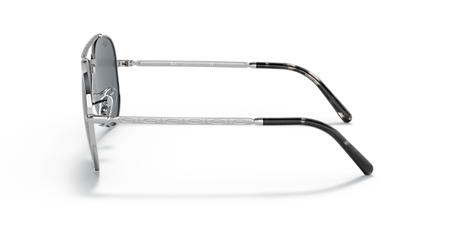 RB3625 Zilver MetaalSunglass Frames van B24, Zijaanzicht