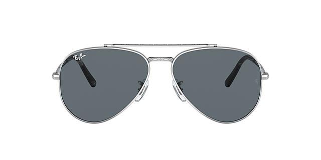 RB3625 Zilver MetaalSunglass Frames van B24, met getinte lenzen