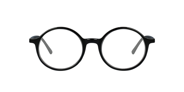 Benedict Jet Black AcetatEyeglass Frames von B24, Vorderansicht