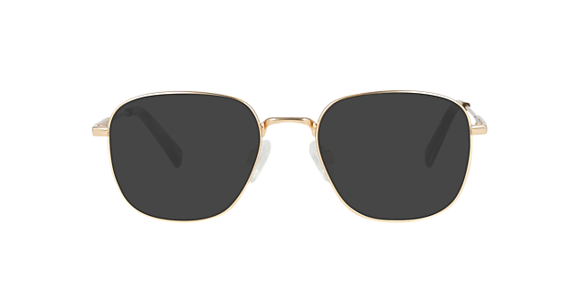 Rider Light Gold Titanium TitanEyeglass Frames von B24, mit getönten Gläsern
