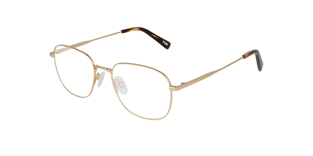 Rider Light Gold Titanium TitanEyeglass Frames von B24, Dreiviertelansicht