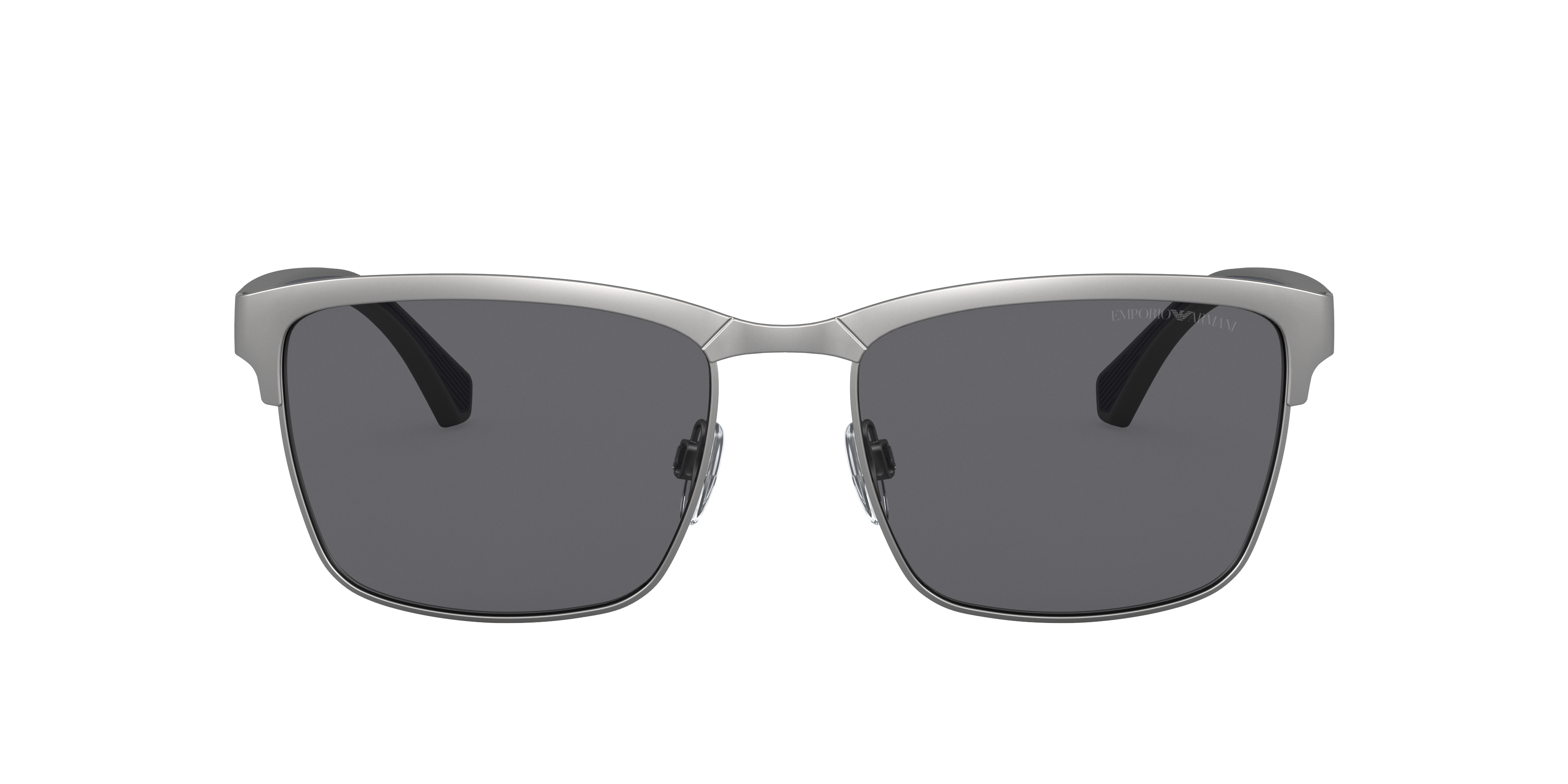 EA2087 Mat Staalgrijs MetaalSunglass Frames van B24, met getinte lenzen