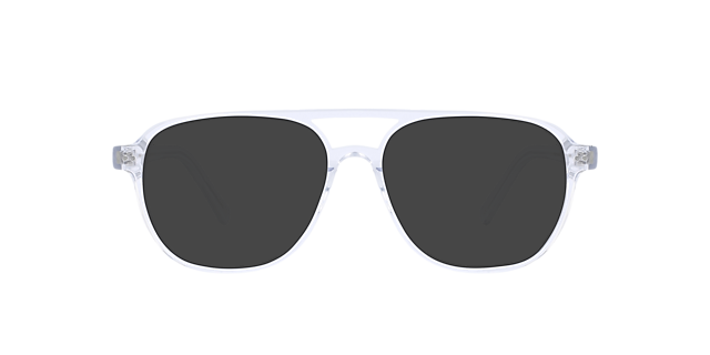 Wilker White Crystal AcetaatEyeglass Frames van B24, met getinte lenzen