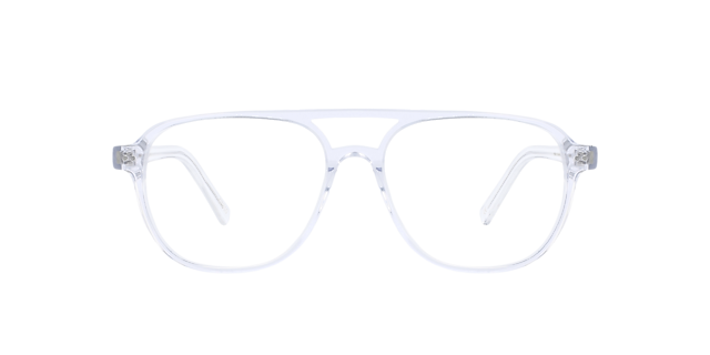 Wilker White Crystal AcetaatEyeglass Frames van B24, Vooraanzicht