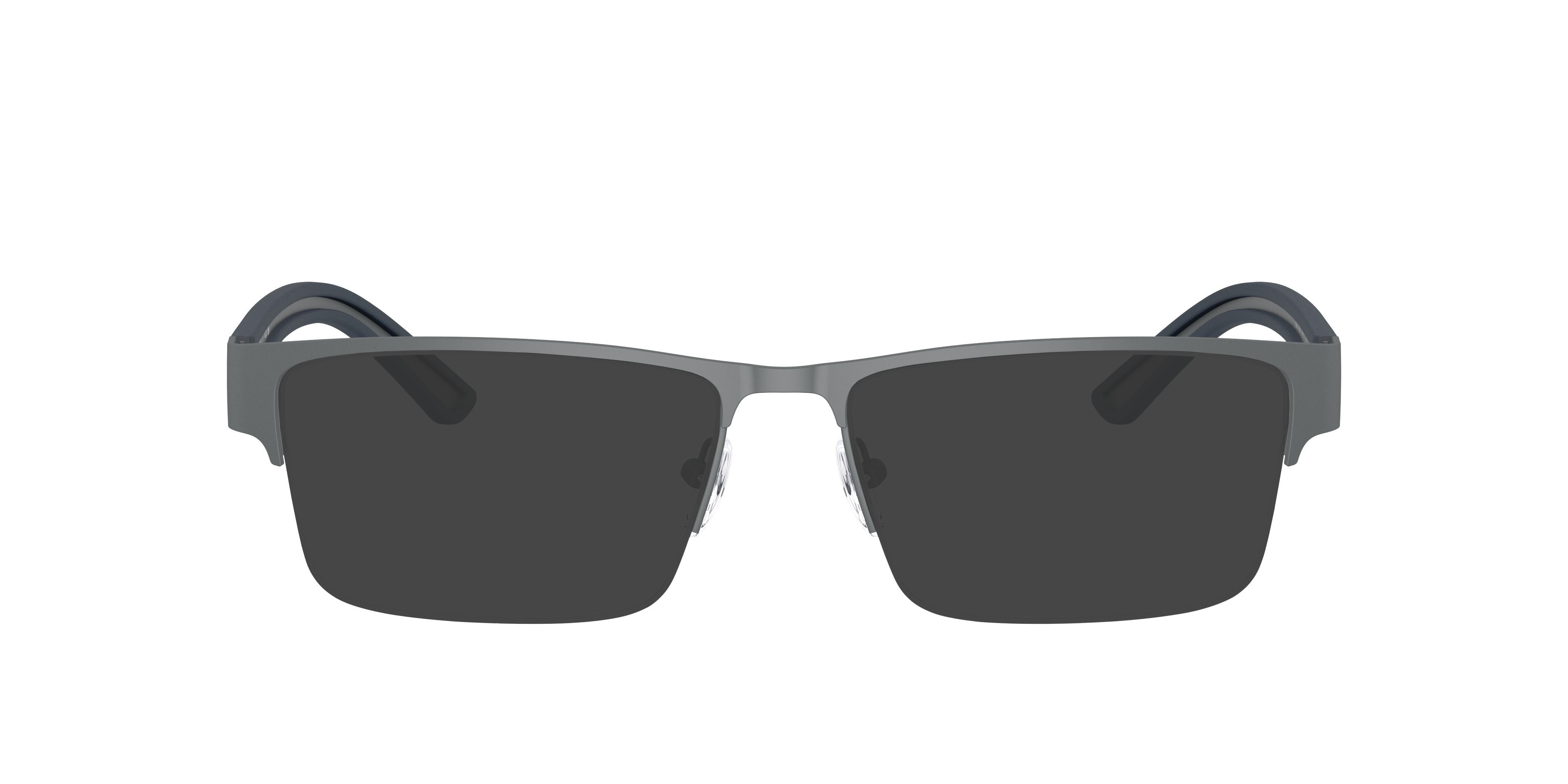 EA1182 Rubberized Grey MetaalEyeglass Frames van B24, met getinte lenzen