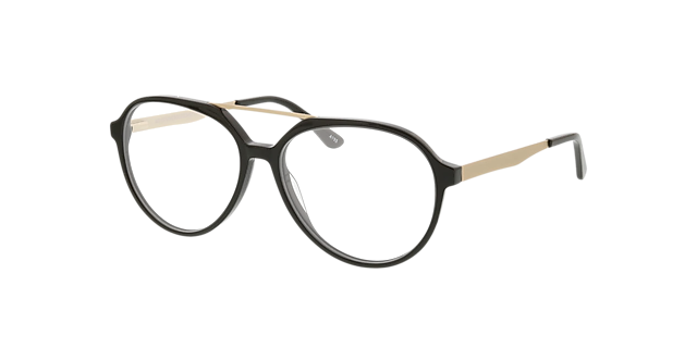 Belmont Kaki & mat lichtgoud AcetaatEyeglass Frames van B24, Hoekweergave