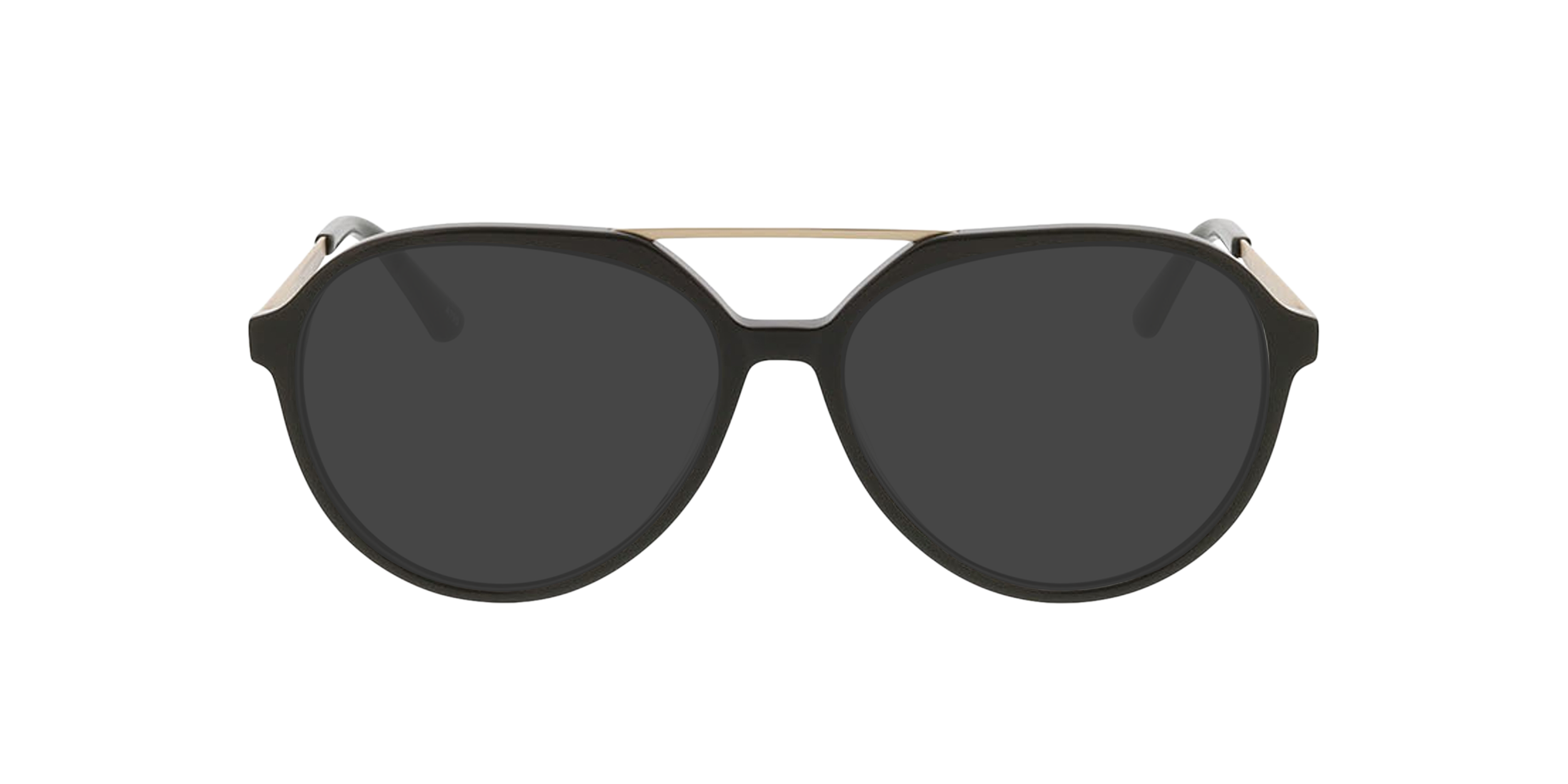 Belmont Kaki  &  mat lichtgoud AcetaatEyeglass Frames van B24, met getinte lenzen