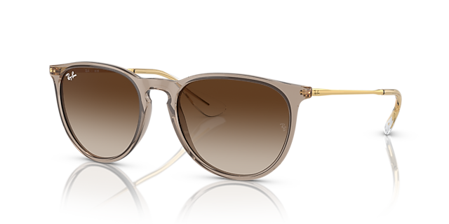 RB4171 Hellbraun transparent KunststoffSunglass Frames von B24, Dreiviertelansicht