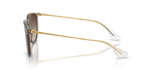 RB4171 Hellbraun transparent KunststoffSunglass Frames von B24, Seitenansicht