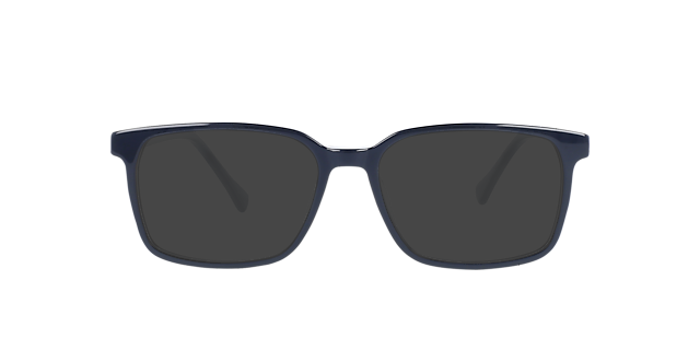 Mondrian Navy Blue AcetaatEyeglass Frames van B24, met getinte lenzen