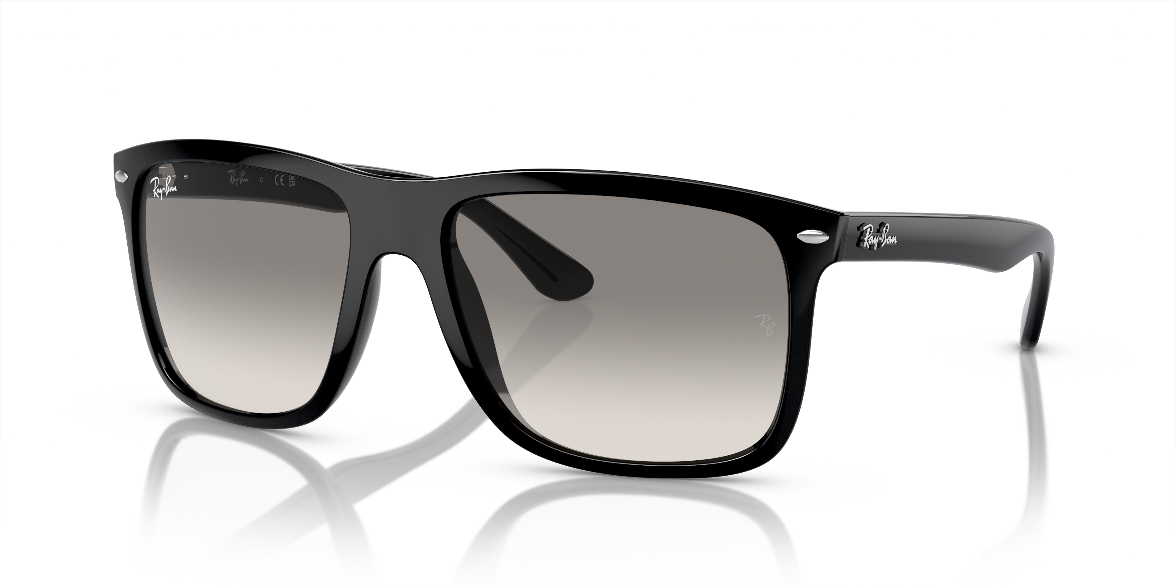 RB4547 Zwart KunststofSunglass Frames van B24, Hoekweergave