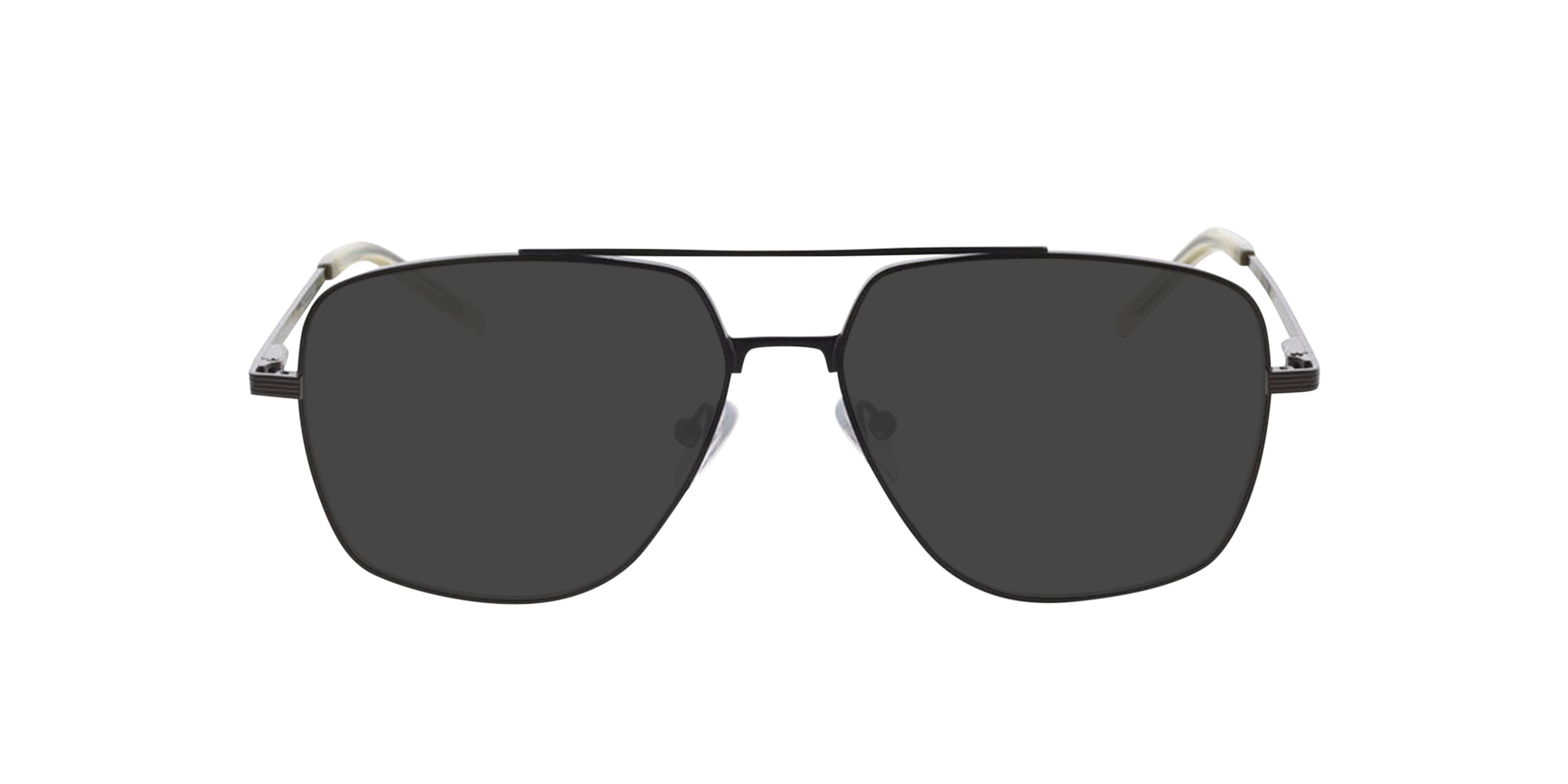 Douglas Matgroen  &  kristal geel MetaalEyeglass Frames van B24, met getinte lenzen