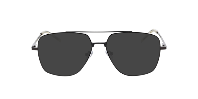 Douglas Matgroen  &  kristal geel MetaalEyeglass Frames van B24, met getinte lenzen