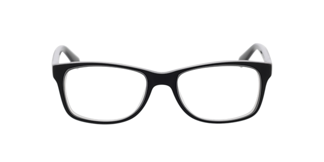 NK 5509 Zwartmat KunststofEyeglass Frames van B24, Vooraanzicht