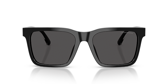 EA4262U Schwarz glänzend AcetatSunglass Frames von B24, Vorderansicht