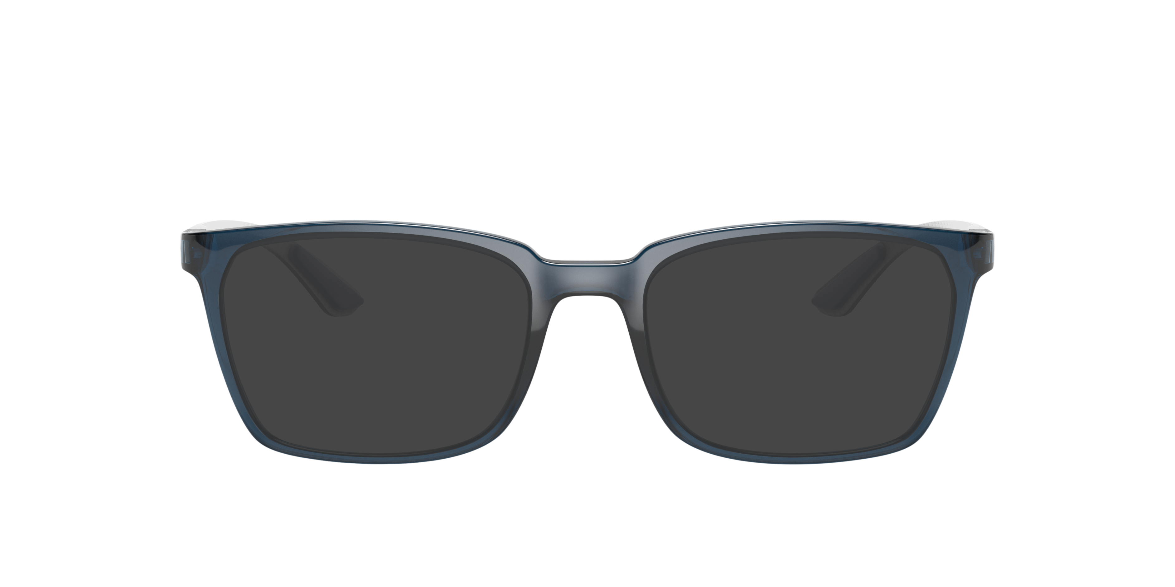 RB8906 Transparant blauw KunststofEyeglass Frames van B24, met getinte lenzen