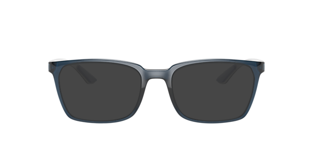 RB8906 Blau transparent KunststoffEyeglass Frames von B24, mit getönten Gläsern