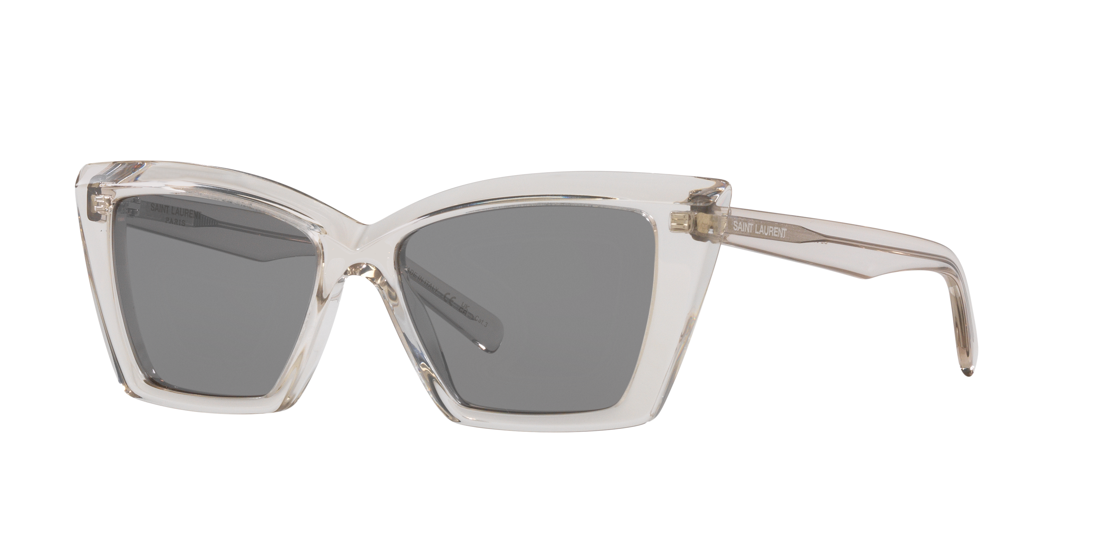 SL 657 Brown Light AcetatSunglass Frames von B24, Dreiviertelansicht