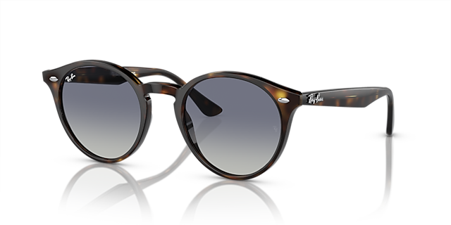 RB2180 Licht Havana KunststofSunglass Frames van B24, Hoekweergave