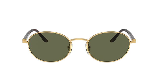 PO1018S Gold MetallSunglass Frames von B24, mit getönten Gläsern