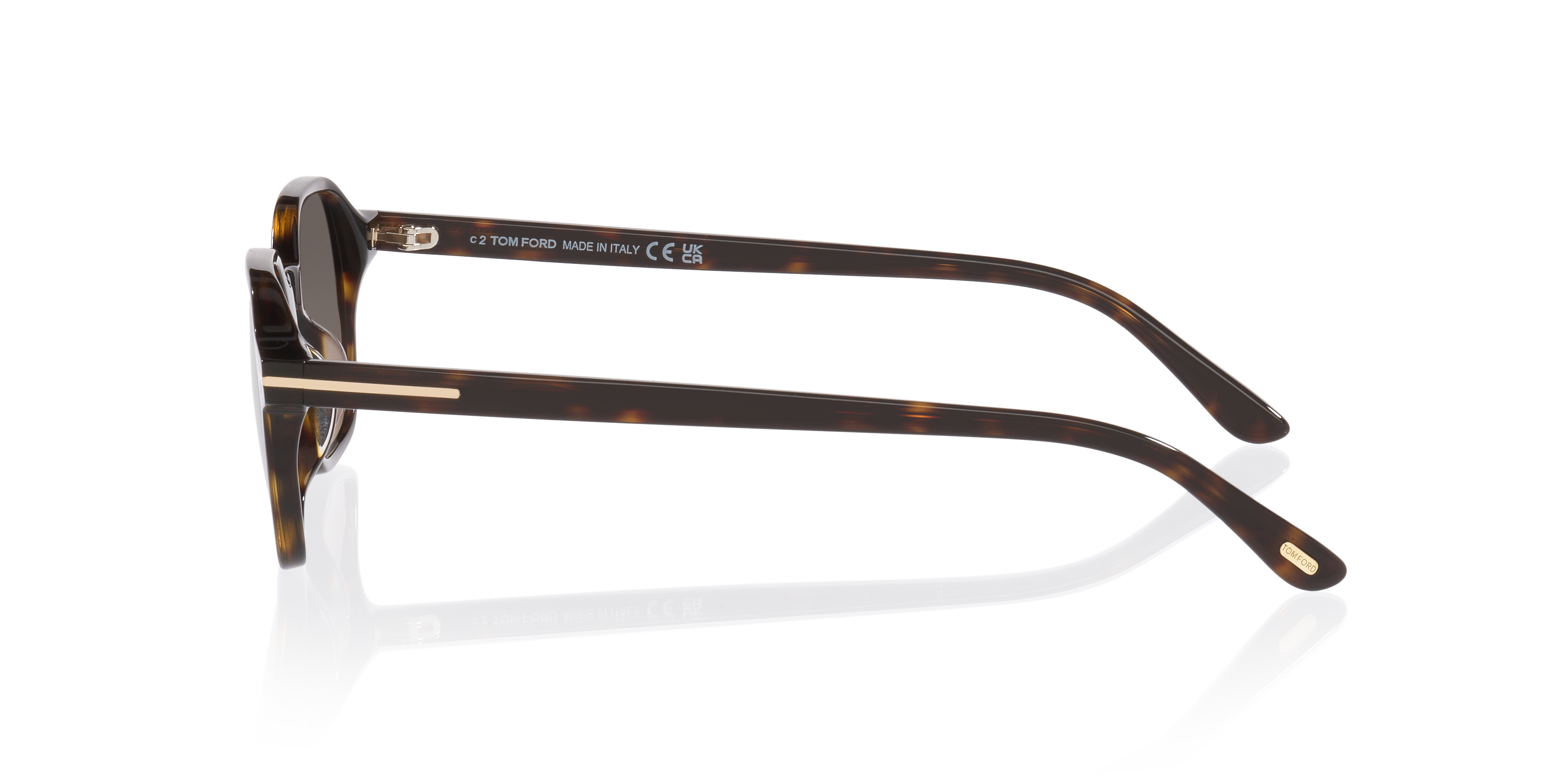 Joey-02 Tortoise AcetatSunglass Frames von B24, Seitenansicht