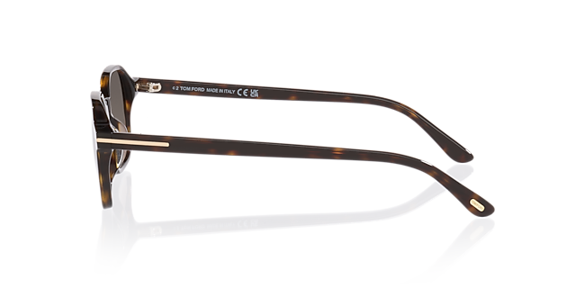 Joey-02 Tortoise AcetatSunglass Frames von B24, Seitenansicht