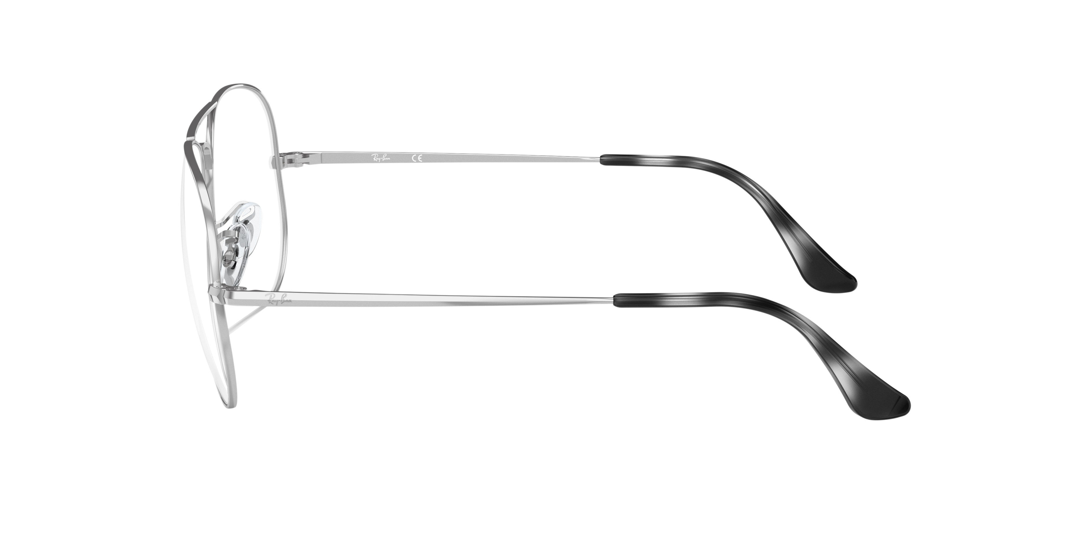 RB6489 Silber MetallEyeglass Frames von B24, Seitenansicht