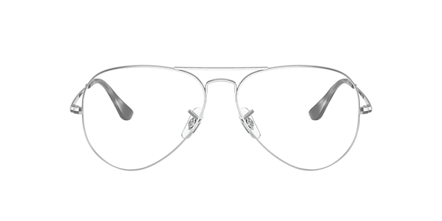 RB6489 Zilver MetaalEyeglass Frames van B24, Vooraanzicht